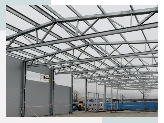 Строительство складов в Баксан от 606 руб. за м²