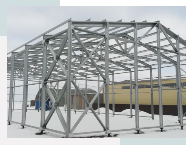 Каркасные ангары в Баксане