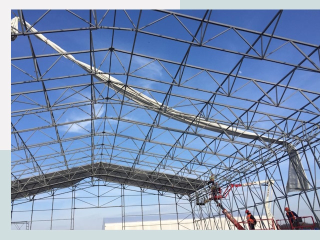 Шатровые ангары от 606 руб. в Баксане и Кабардино-Балкарской Республике