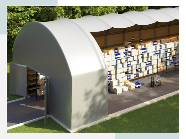 Тентовые ангары в Баксане