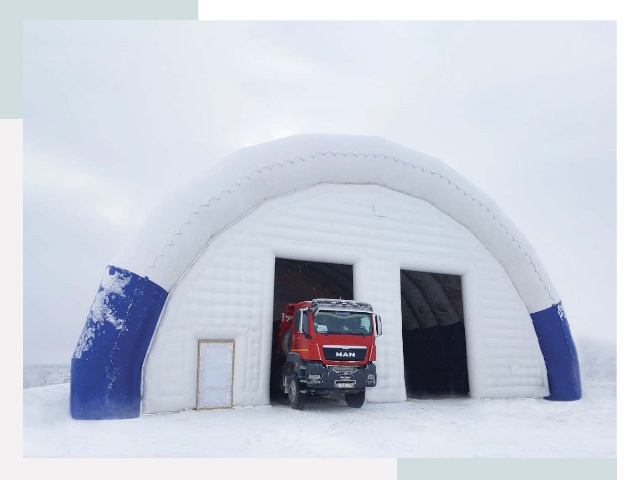 Мобильные ангары в Баксане