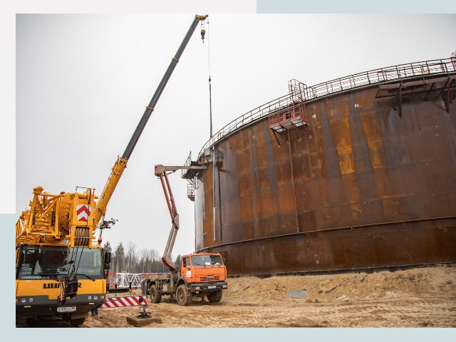 Монтаж резервуаров в Баксане от 606 руб. за м³