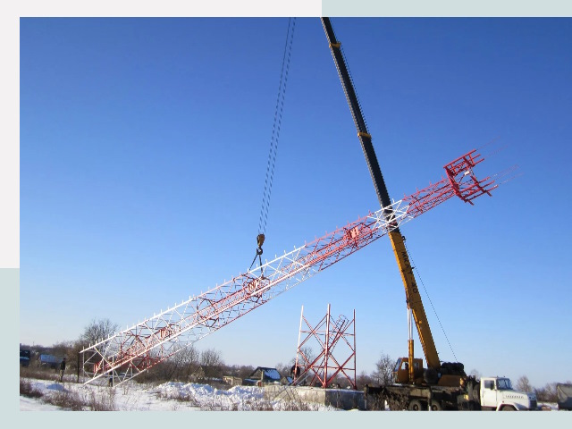 Строительство башен связи в Баксане от 606 руб.