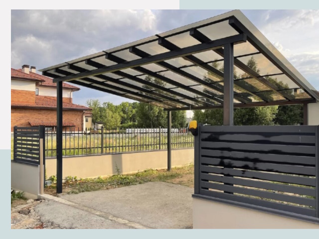 Металлические навесы в Баксан от 606 руб. за м²