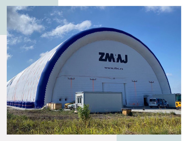 Брендирование ангаров в Баксане