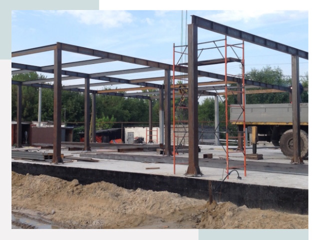 Фундамент для ангаров в Баксане