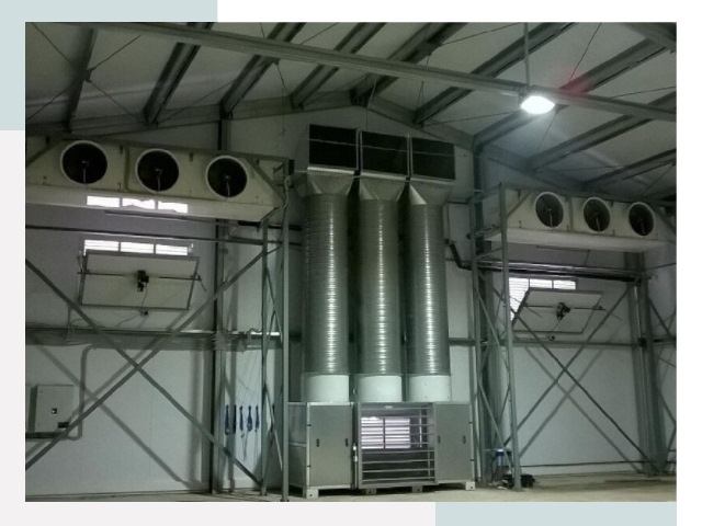 Инженерные системы для ангаров в Баксане