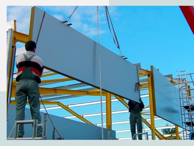 Монтаж сэндвич-панелей в Баксане от 606 руб.