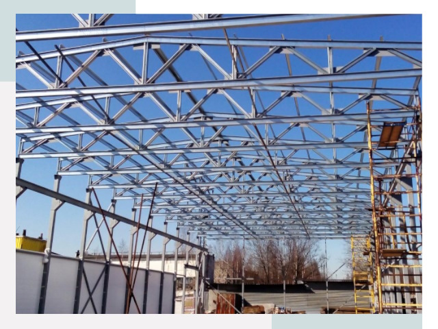 Металлокаркасы для складов в Баксане