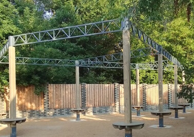 Терраса из металлоконструкций под ключ, проектирование, изготовление и монтаж от СтальСтрой-Бкс